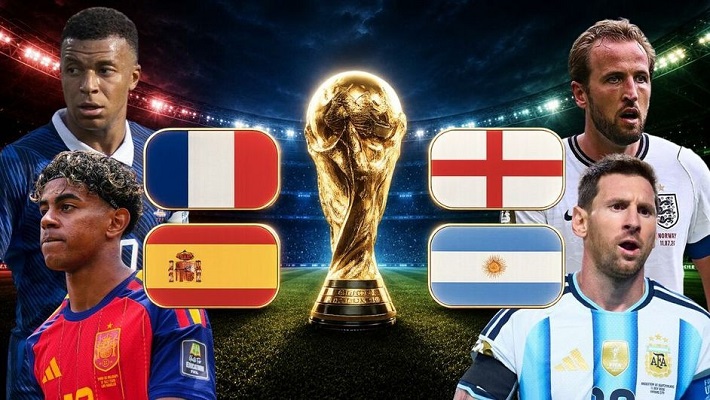 Así quedó el cuadro de semifinales de final del Mundial 2026: España vs Francia y Argentina vs Inglaterra